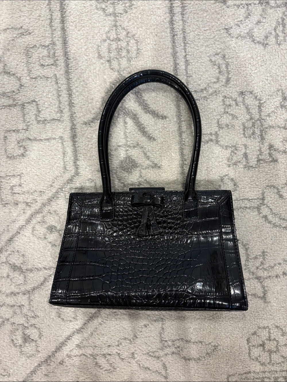 Vintage Y2K Liz Claiborne crocodile-embossed purse